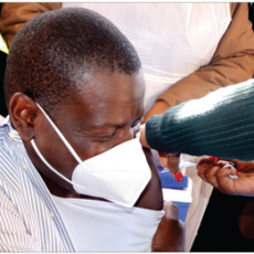 Minister Lamola receives his jab as COVID-19 vaccination drive gathers momentum in Correctional Services