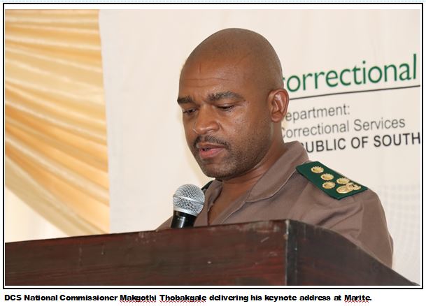 NATIONAL COMMISSIONER DELIVERING HIS KEYNOTE AT MARITE FINAL