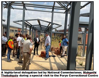 NatComm and high level delegation at Parys Correctional Centre