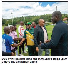 Principals meeting inmates team